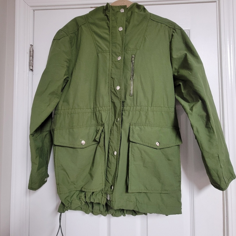 J.crew Relaxed Perfect Lightweight Jacket In Laurel Green Size Small. - Picture 7 of 13